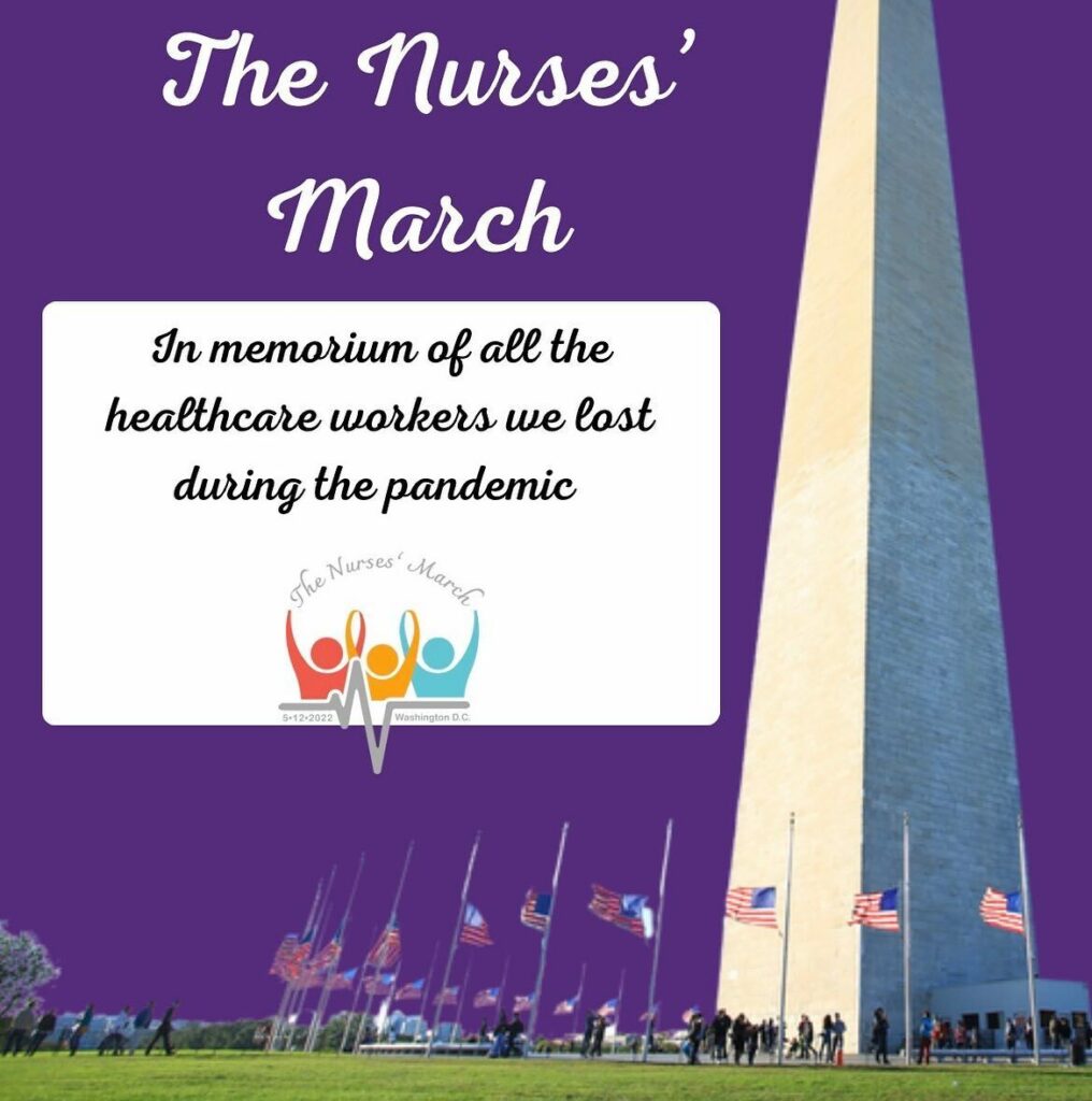 Nurses March Invitation Image