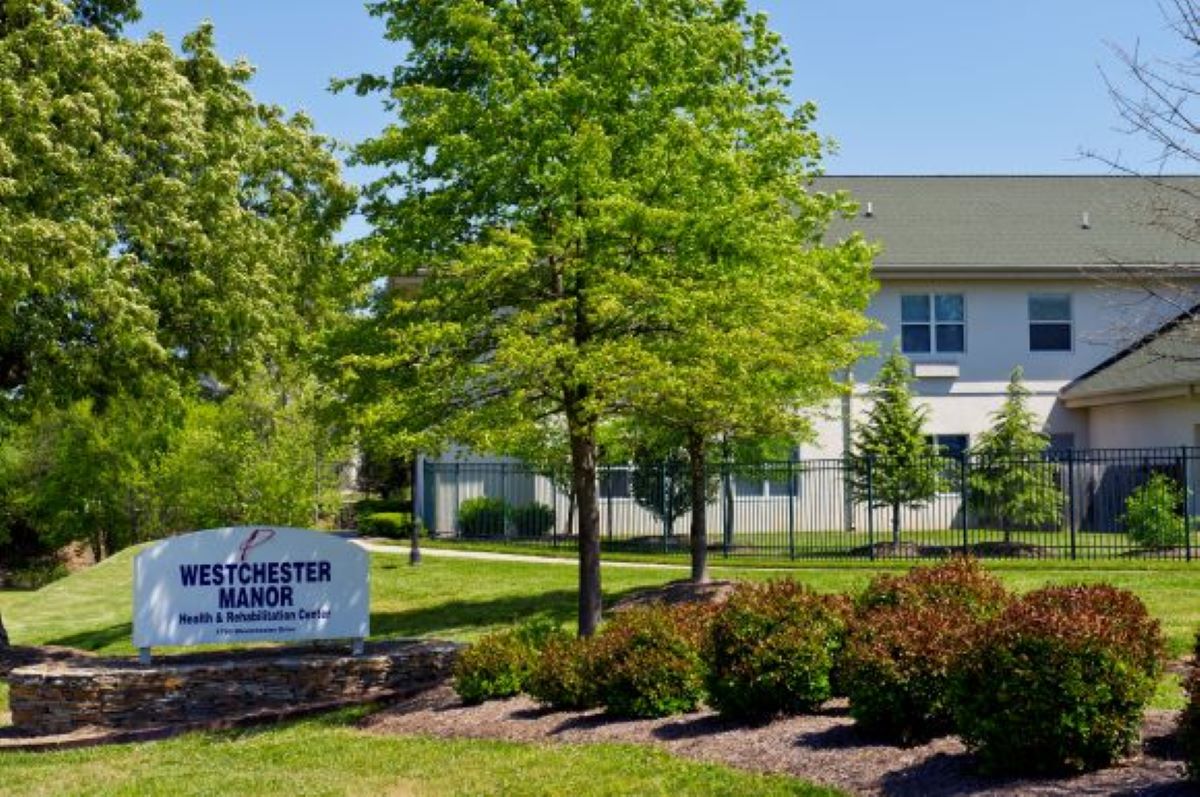 Front view of Westchester Manor facility in High Point, NC