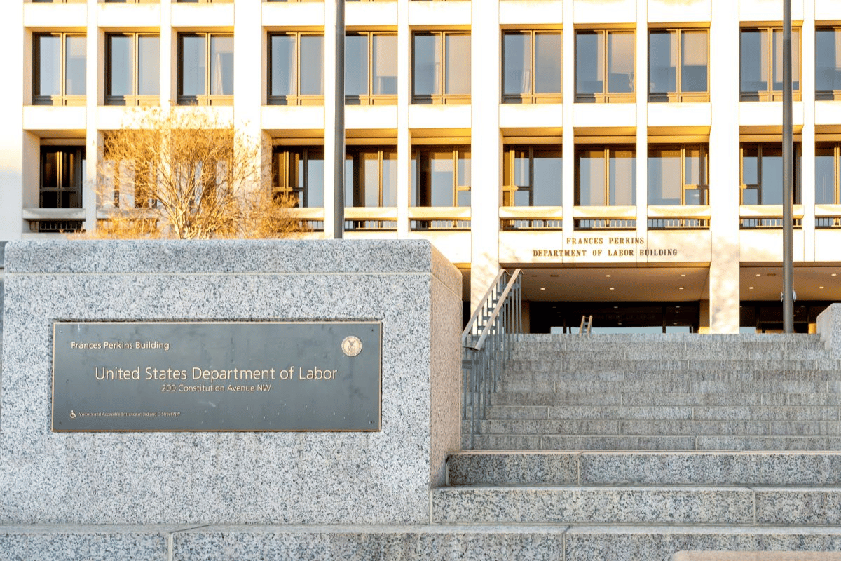U.S. Department of Labor federal building in Washington D.C.