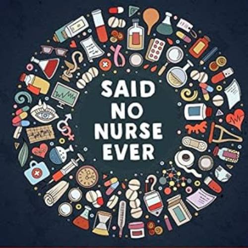 Relatable nurse coloring book.